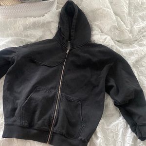 Brandy Melville Oversized Zip Up Jacket